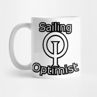 Optimist sailing dinghy Mug